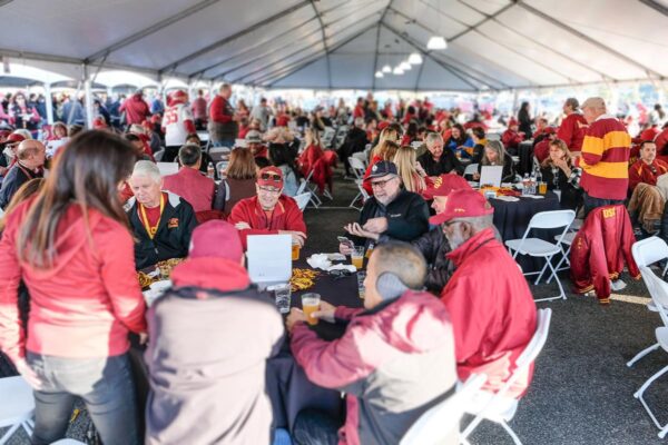 People at SDCCU Holiday Bowl Tailgate