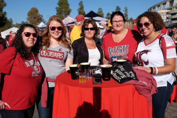People at SDCCU Holiday Bowl Tailgate